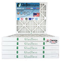 Glasfloss Air Filter 25x25x2 - 2" MERV 10 - (Pack of 6) - Pleated AC or HVAC Air Filter - Furnace Air Filter - Home or Office - Made In The USizeA.