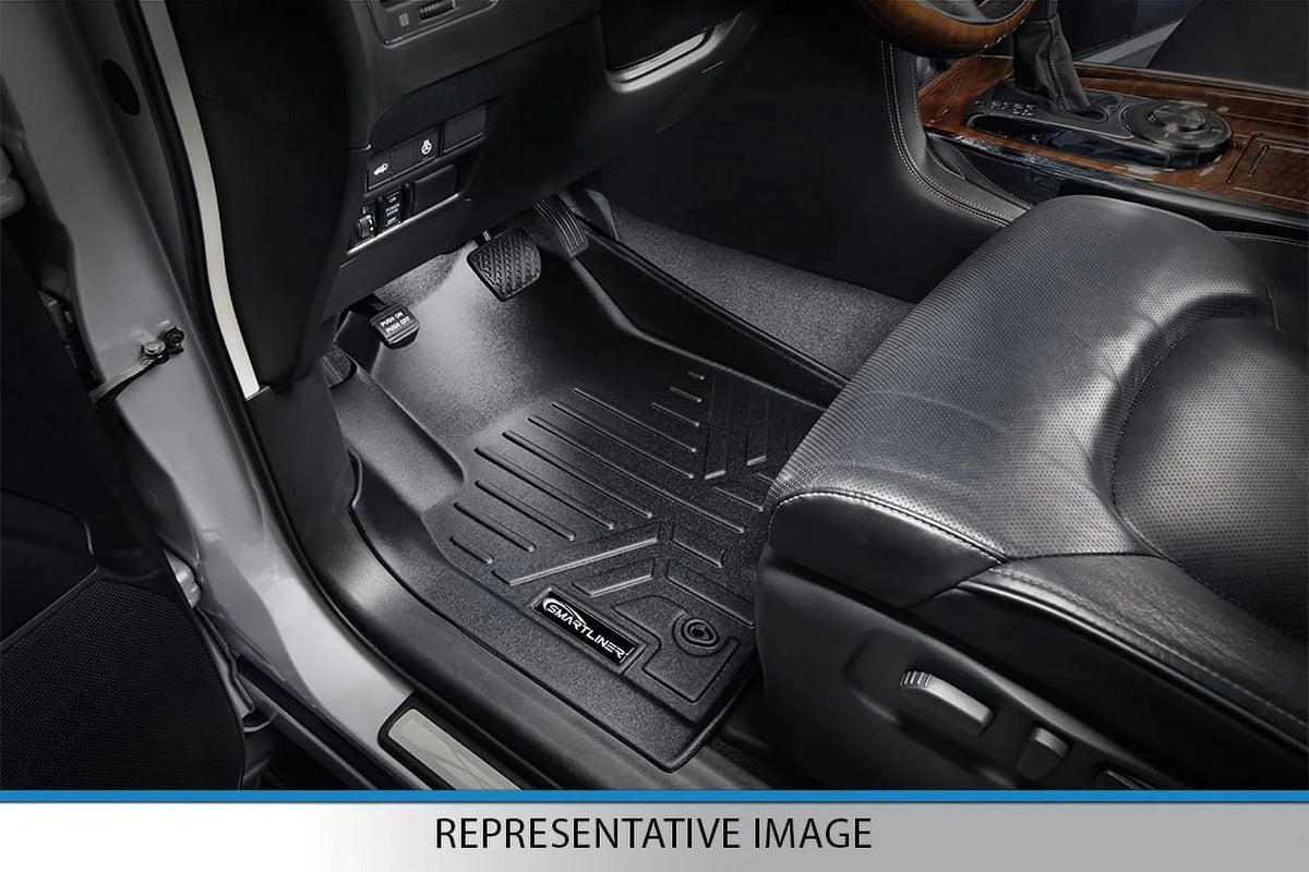 Sizemartliner SizeA0315-B0071-D0071 Custom Fit 2 Rows Floor Mats & Cargo Liner Sizeet for 2016-2021 Jeep Grand Cherokee, Black