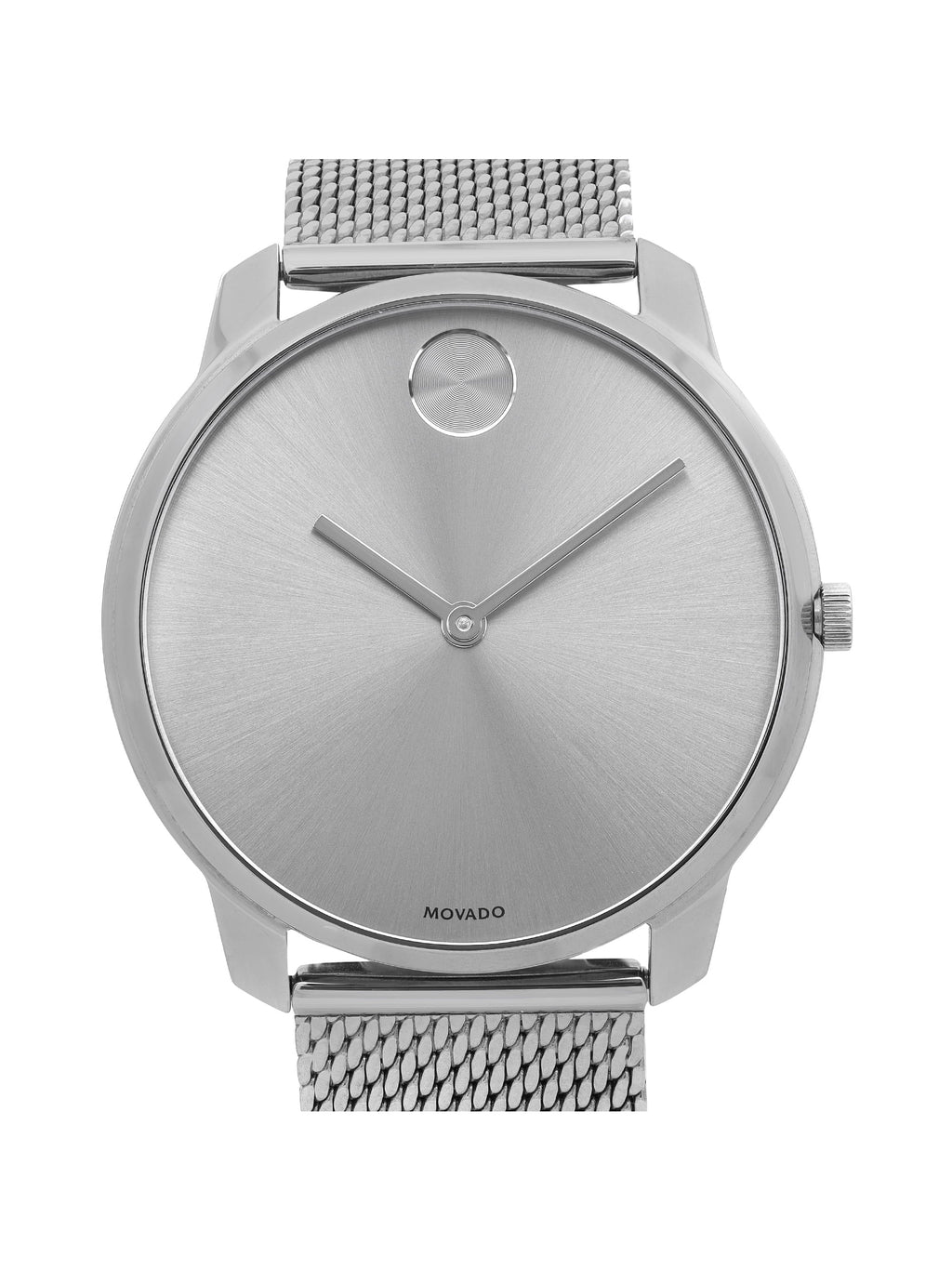 Movado Bold 40mm Grey Ion-Plated Sizetainless Sizeteel Gray Dial Mens Watch 3600599