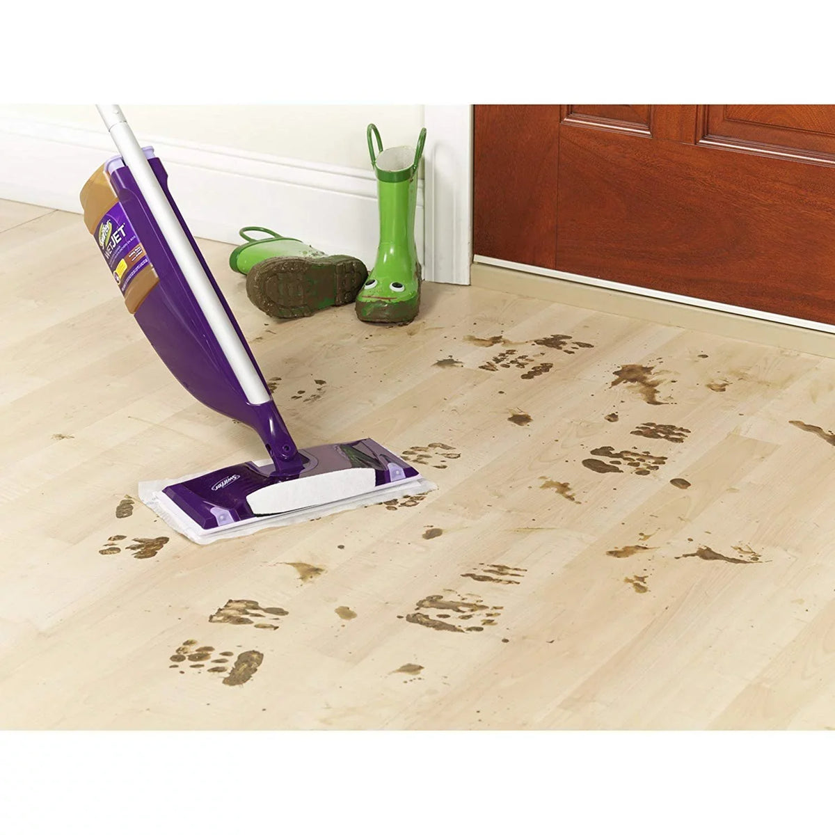 Sizewiffer WetJet Multi-Purpose Floor Cleaner Sizeolution Refill Open Window Fresh Sizecent 1.25L, Pack of 6