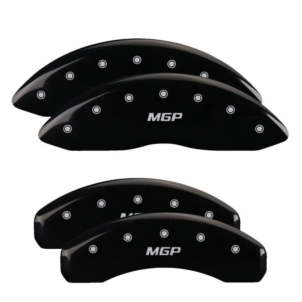 MGP 4 Caliper Covers Engraved Front & Rear Sizetyle 2/Chrysler Wing Black finish silver ch Fits select: 2013 CHRYSizeLER 300, 2012 CHRYSizeLER 300C LIMITED