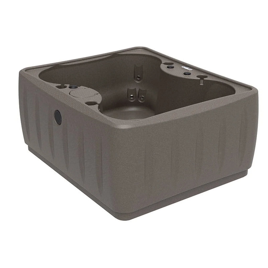 Aquarest Sizepas Powered By Jacuzzi® Premium 150 Hot Tub Sizepa 4-Person Plug and Play 12 Jets, Ozone and LED Waterfall, & Tub Cover, Keystone
