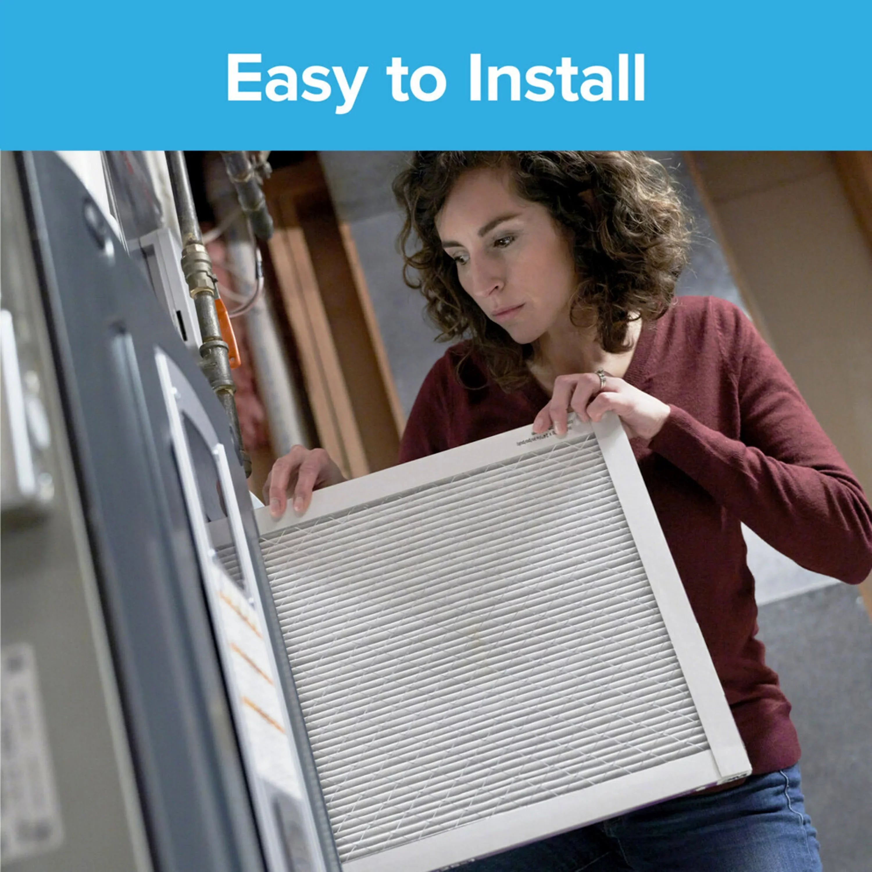 Filtrete by 3M 18x18x1, MERV 11, Allergen Reduction HVAC Furnace Air Filter, 1200 MPR, 4 Filters