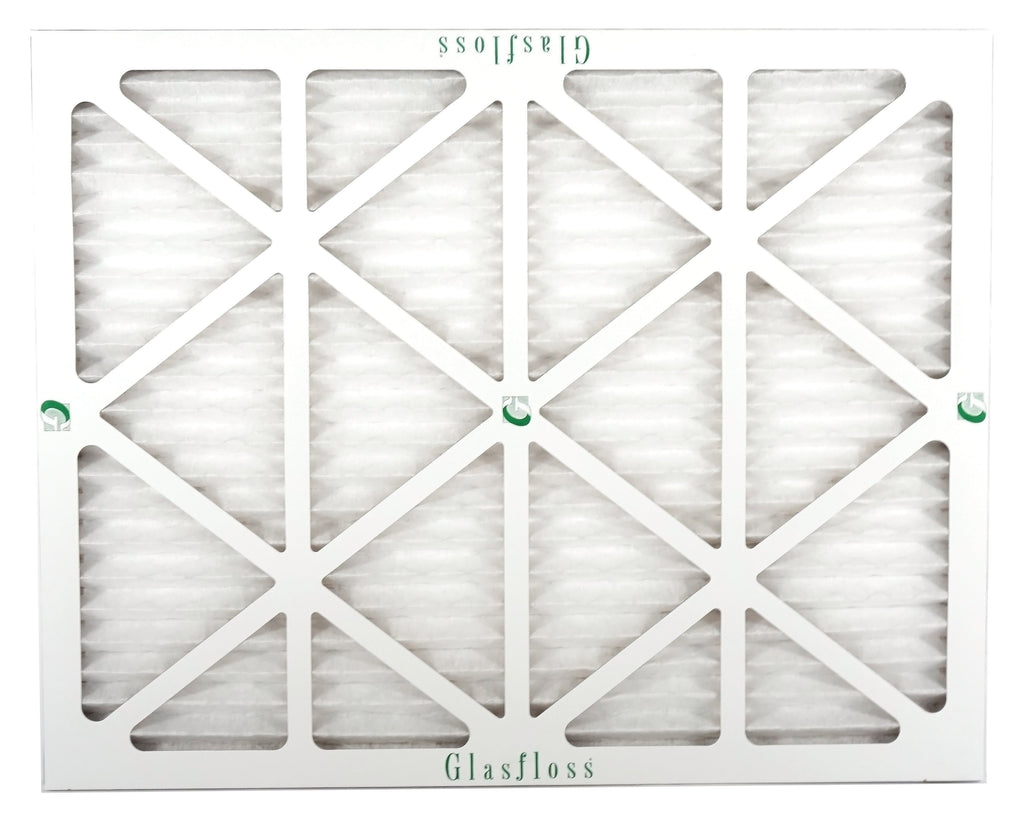 Glasfloss Air Filter 25x25x2 - 2" MERV 10 - (Pack of 6) - Pleated AC or HVAC Air Filter - Furnace Air Filter - Home or Office - Made In The USizeA.