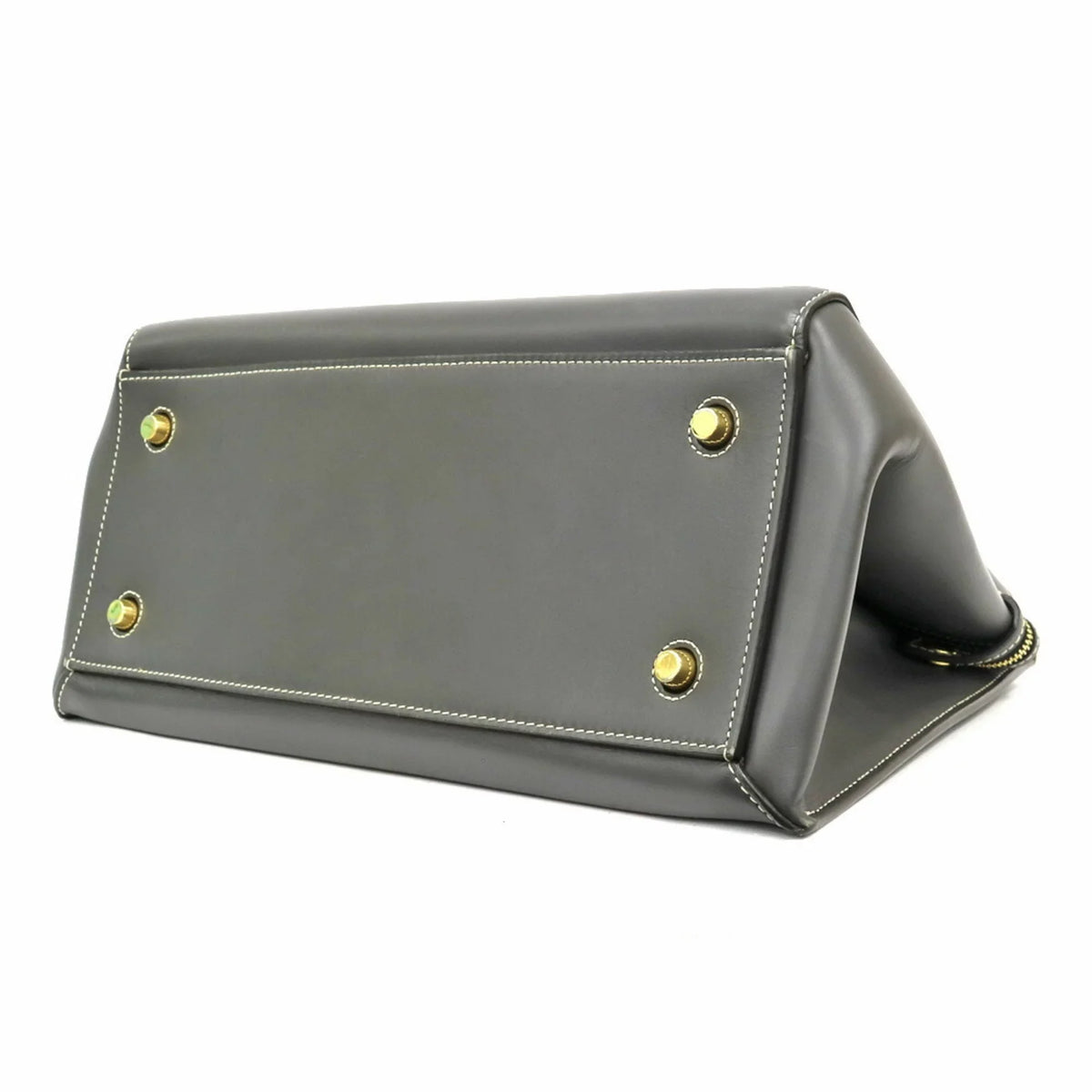 Pre-Owned CELINE Celine Handbag Edge Gray Ladies (Fair)