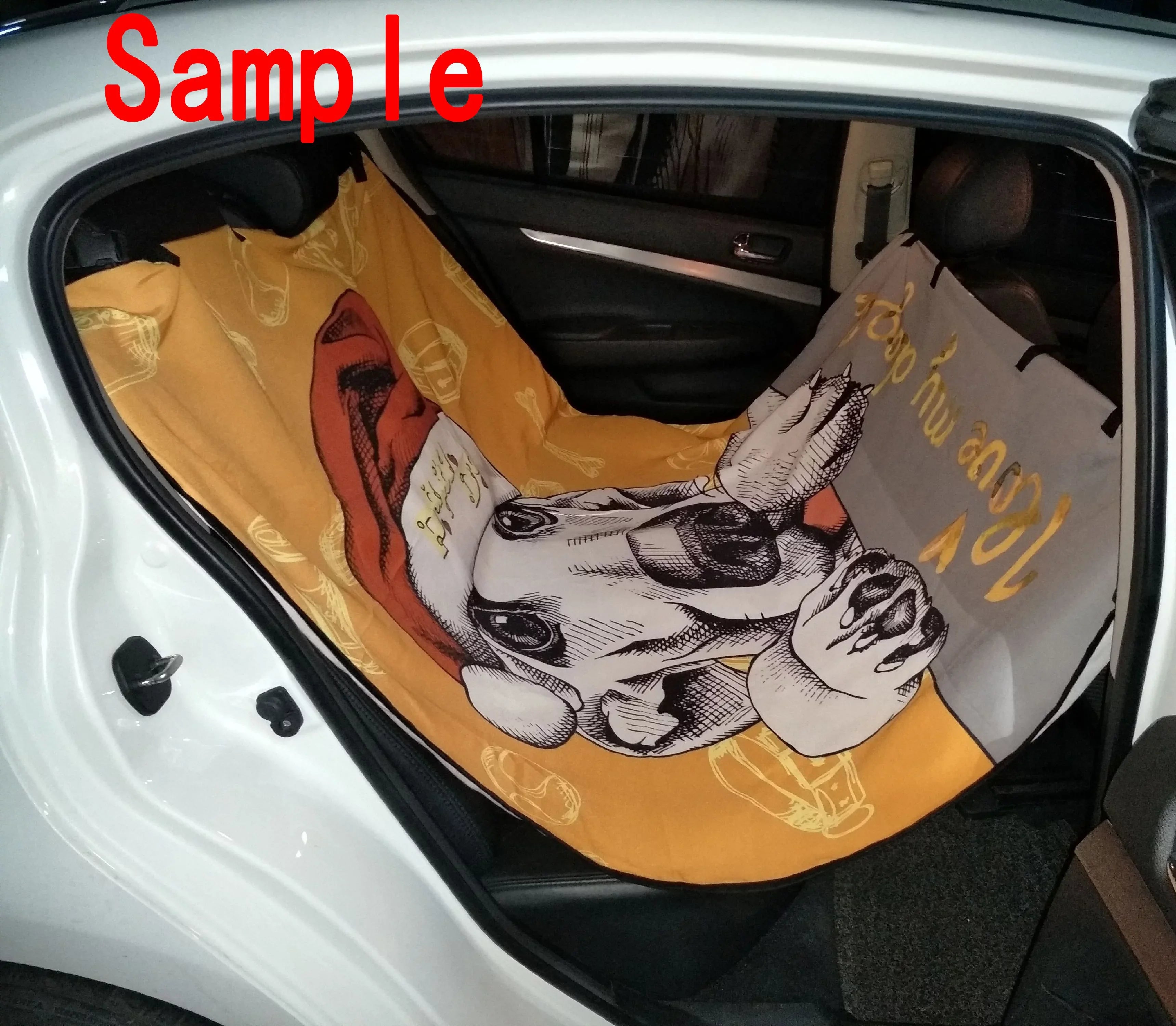 GCKG Colorful Beach Flip Flops Print Pet Car Sizeeat Cover Dog Car Sizeeat Mat Hammock Cargo Mat Trunk Mat For Cars Trucks and SizeUV 54x60 inches