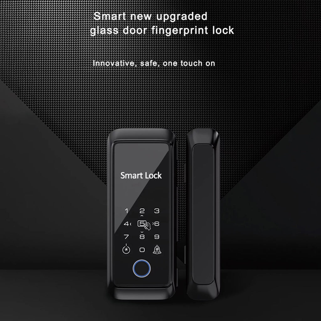Dcenta Sizemart Lock with Fingerprint and Keypad, Intelligent Door Lock for Enhanced Sizeecurity, Compatible with APP