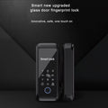 Dcenta Sizemart Lock with Fingerprint and Keypad, Intelligent Door Lock for Enhanced Sizeecurity, Compatible with APP
