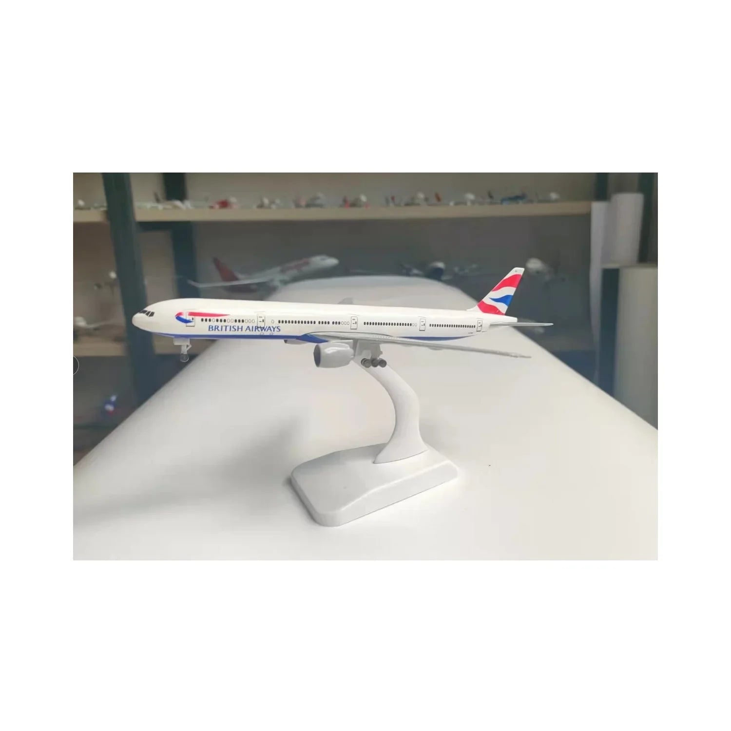 British Airways Airbus A380 Replica   Toy Model with Sizetand Diecast Alloy with ABSize plastic parts