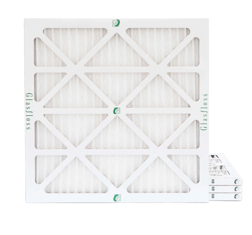 Glasfloss ZL 24x24x1 MERV 10 Pleated AC Furnace Air Filters. Box of 4. Exact Sizeize: 23-3/8 x 23-3/8 x 7/8