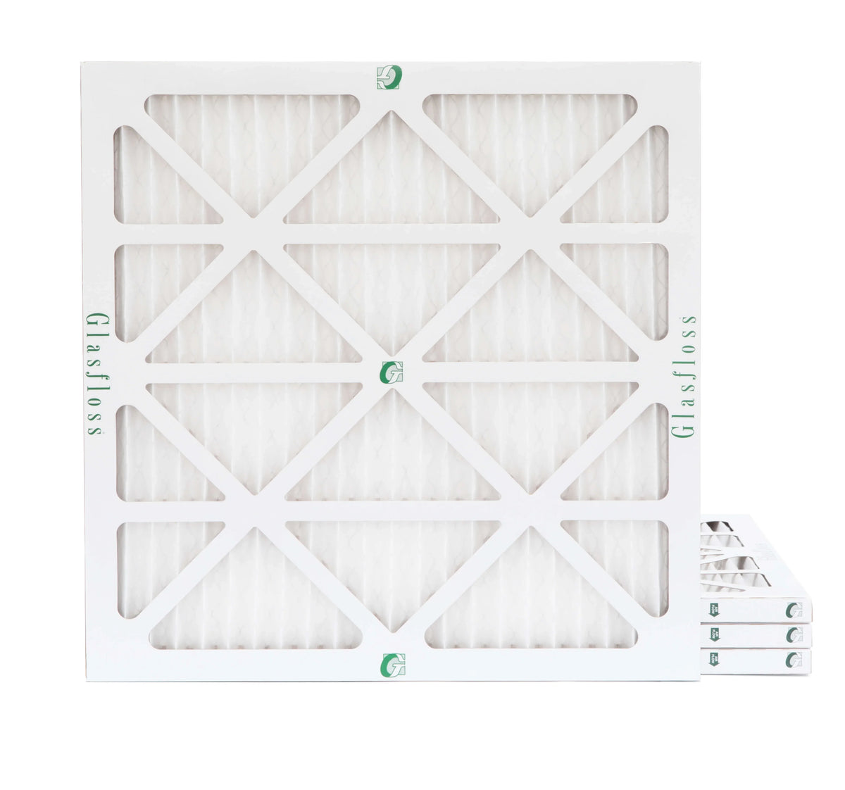 Glasfloss ZL 24x24x1 MERV 10 Pleated AC Furnace Air Filters. Box of 4. Exact Sizeize: 23-3/8 x 23-3/8 x 7/8