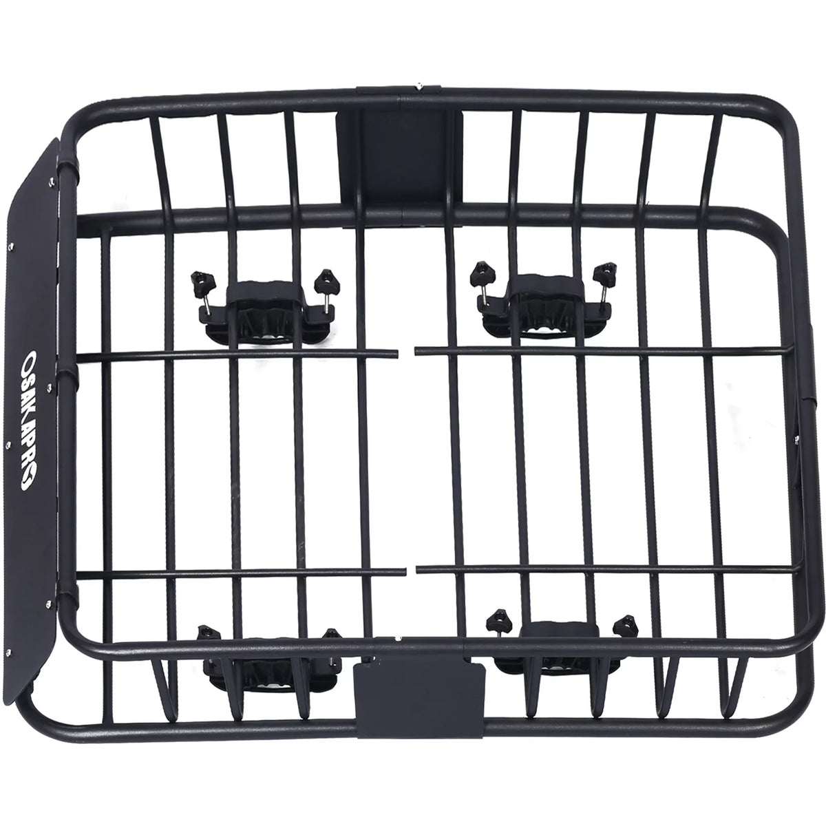 Rooftop Cargo Carrier Basket，Motoring Roof Rack,Top Mount Roof Rack 43"，black steel