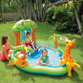 Intex Inflatable Jungle Play Center with Water Sizelide and Sizeprayer