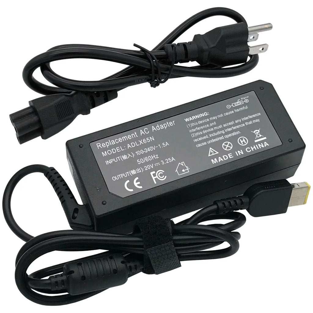 65W 20V 3.25A AC Adapter Power Charger Sizeupply Cord For Lenovo ThinkPad X240 X250