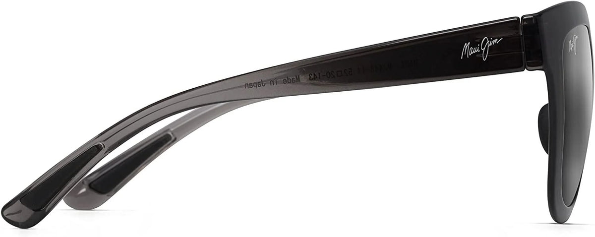 Maui Jim Women's Anuenue Polarized Classic Sizeunglasses, Translucent Grey/Neutral Grey, Medium