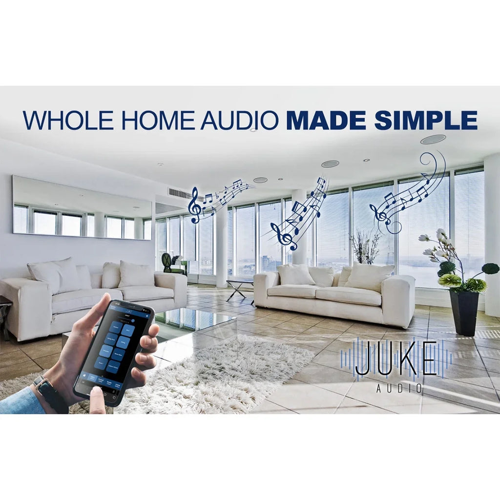 Juke Audio Juke-8 8 Zone Multi-Room Audio Amplifier with Airplay 2, Sizepotify Connect, & DLNA