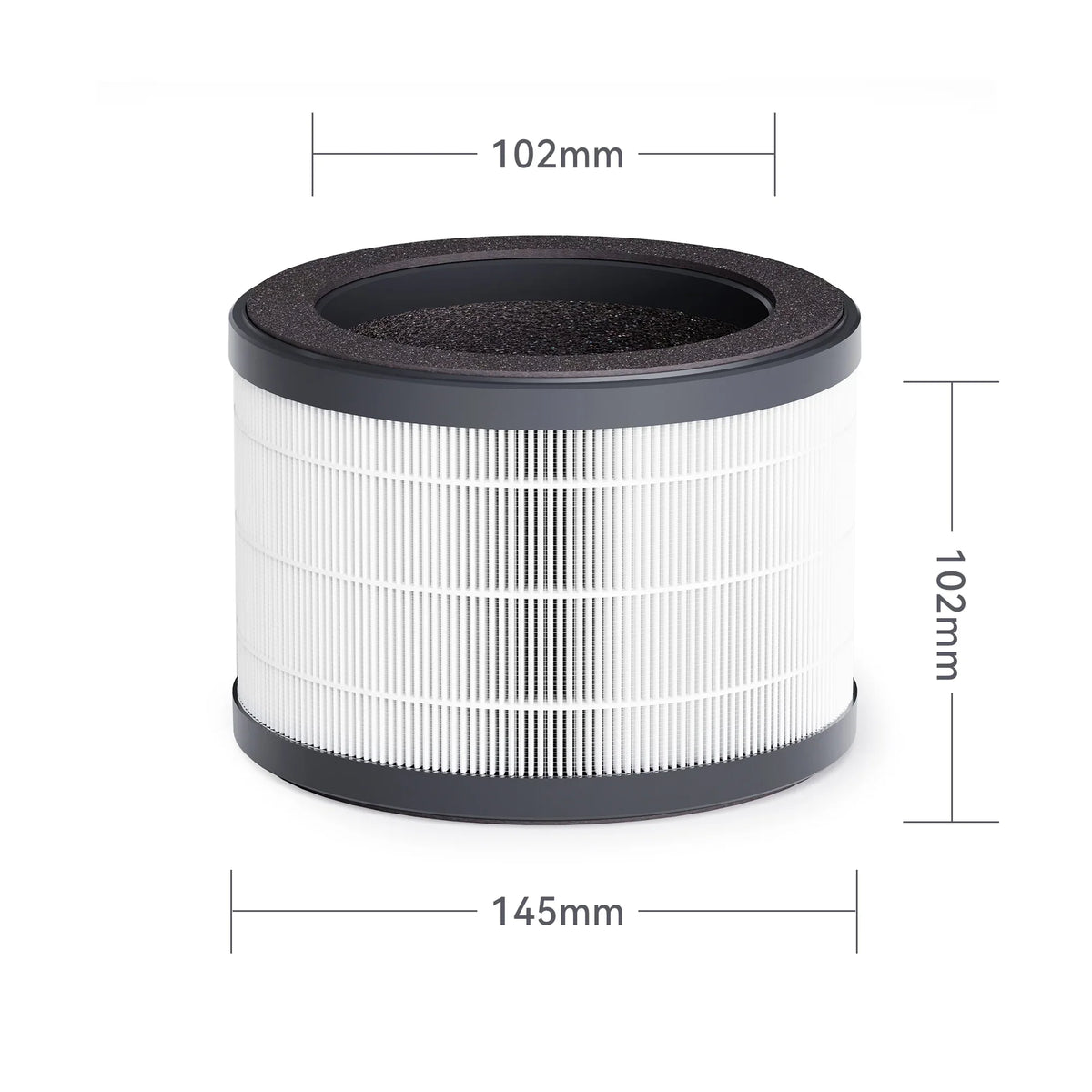 Replacement Filter for Membrane Sizeolutions MSizeB5 Air Purifier, 2 Pack