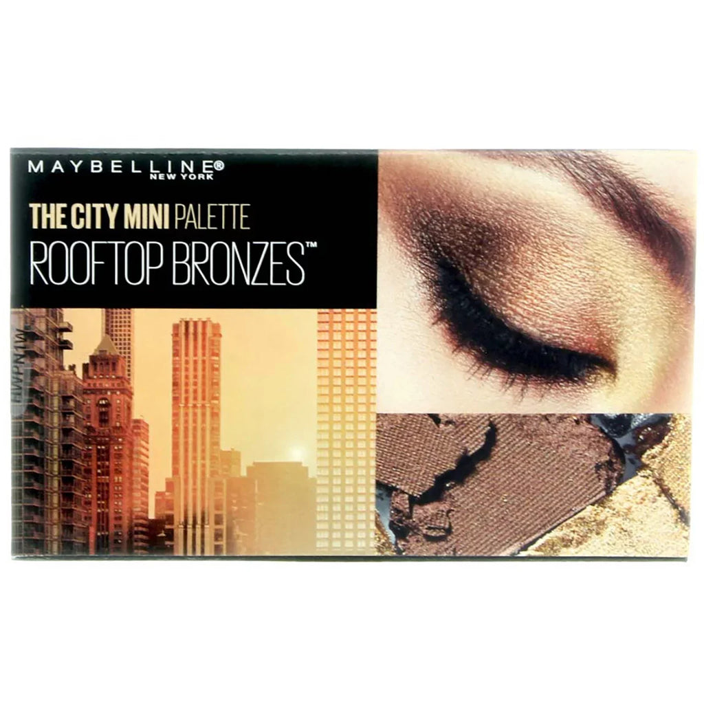 Maybelline The City Mini Eyeshadow Palette, Rooftop Bronzes 0.14 oz (Pack of 4)