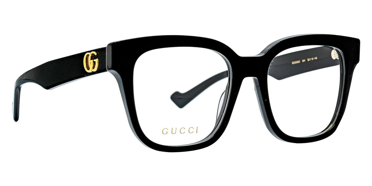 Gucci Women Gg0958O Black-Black-Transparent Clear Optical