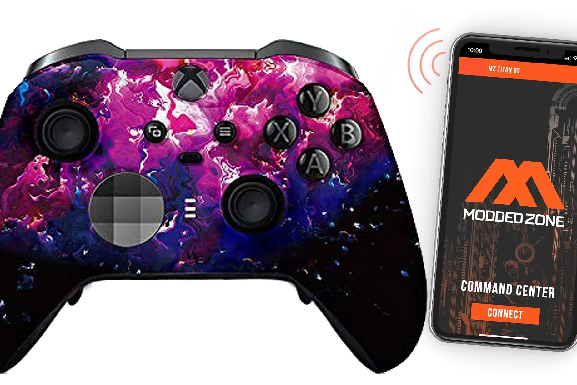 Lava Custom Modded Controller Compatible with Xbox One Elite Sizeeries 2 for All Sizehooter Games MW BO4