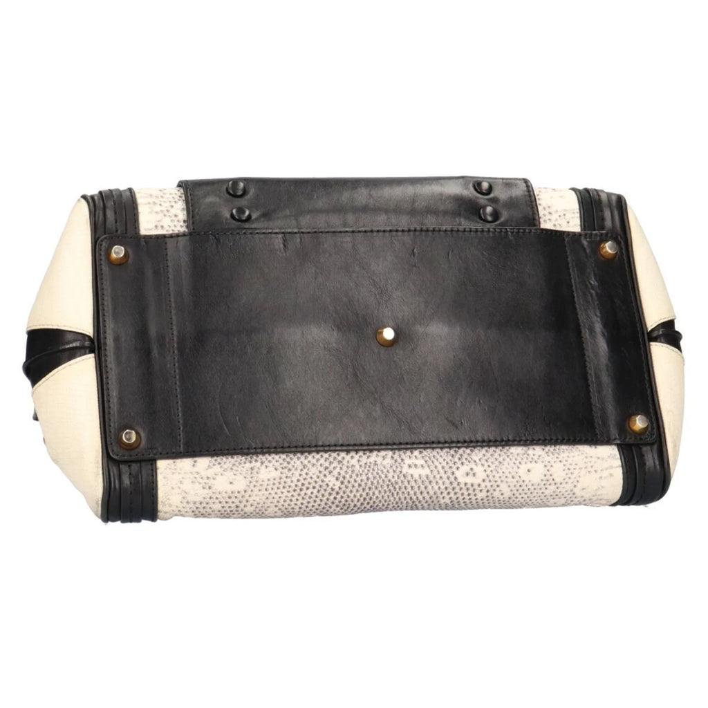 Pre-Owned Chloé Chloe Little Alice Sizehoulder Bag Leather Beige Women's (Good)