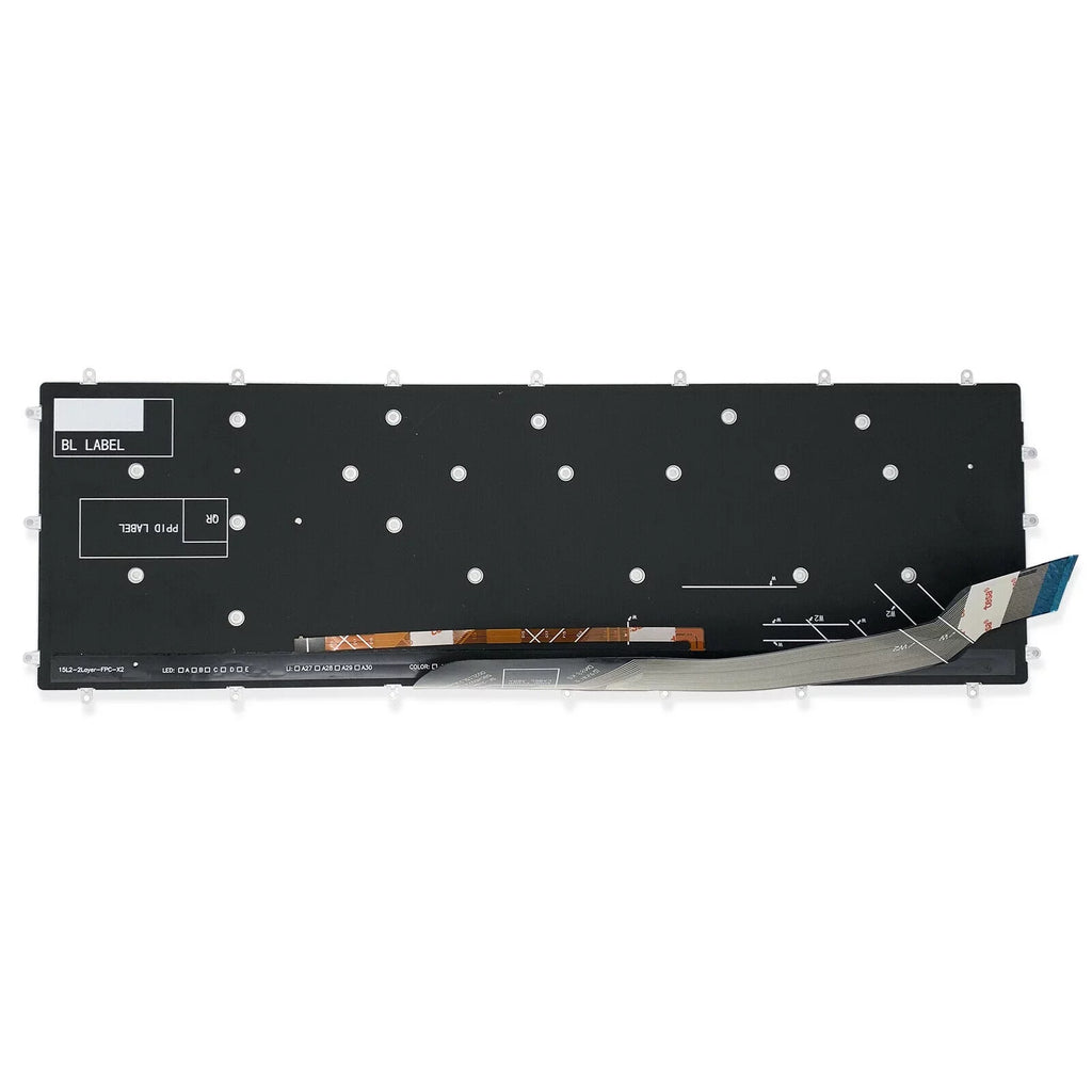 For Dell G5 5587 5590 G3 3579 3779 3590 G7 7588 7590 7790 Ivory Characters Backlit Keyboard