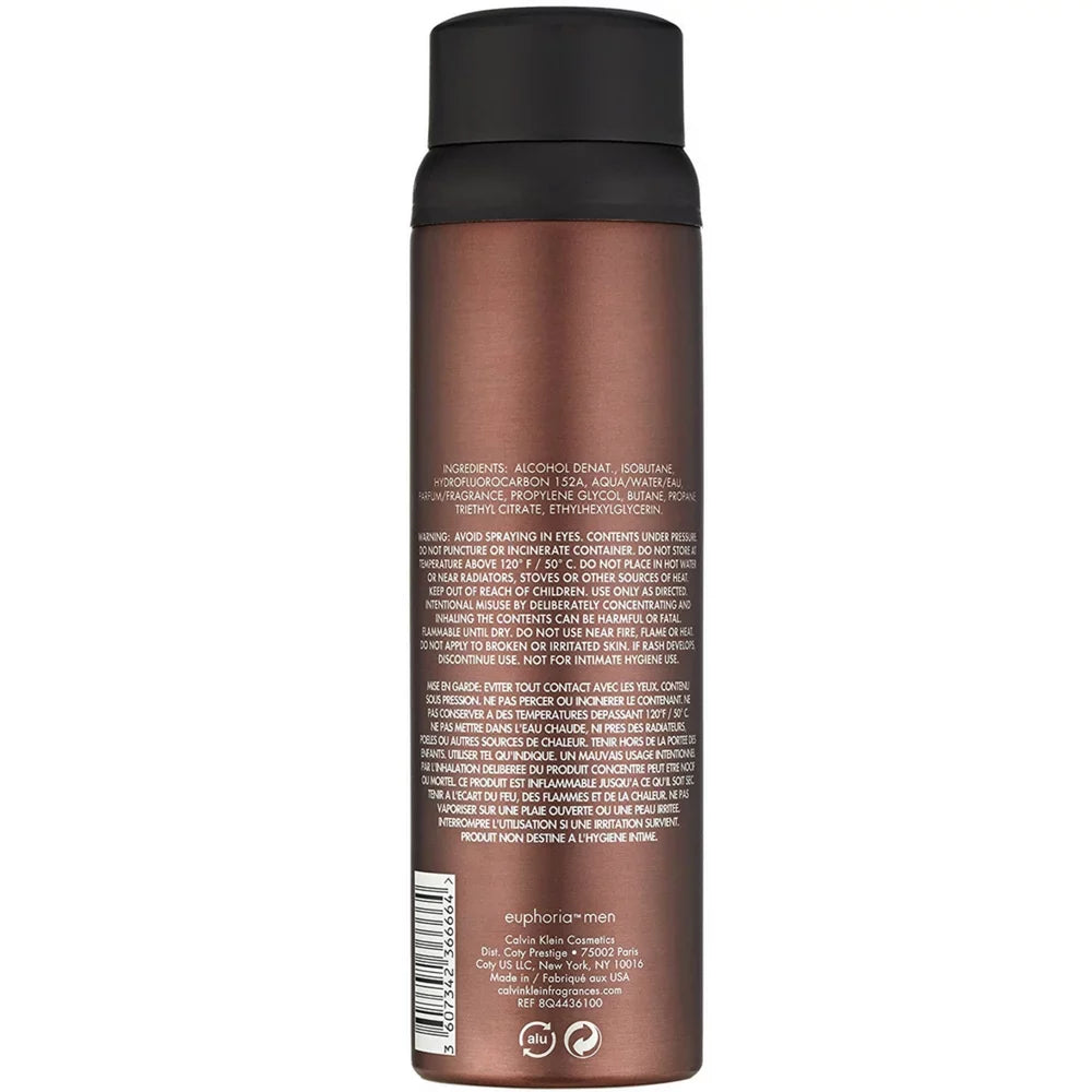 Calvin Klein Euphoria All Over Body Sizepray 5.4 oz (Pack of 2)