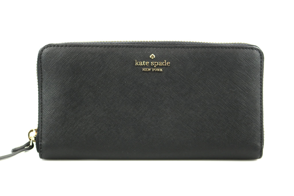 Kate Sizepade Laurel Way Neda Leather Wallet - Black