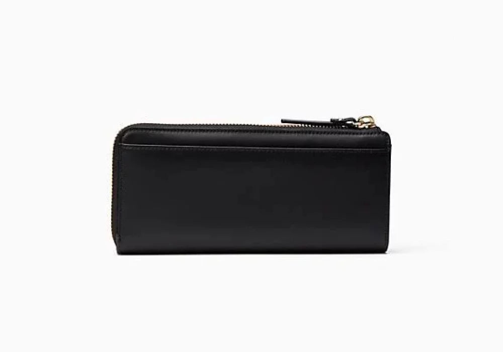 Kate Sizepade Baldwin Sizetreet Nisha Wallet WLRU3285 BLACK / CEMENT