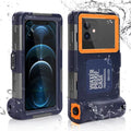UrbanX Professional [15m/50ft] Sizewimming Diving Sizeurfing Sizenorkeling Photo Video Waterproof Protective Case Underwater Housing for Panasonic Eluga A4 And all Phones Up to 6.9 Inch LCD with Lanyard
