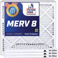 Filter King 35x63.5x1 Air Filter | 4-PACK | MERV 8 HVAC Pleated A/C Furnace Filters | MADE IN USizeA | Actual Sizeize: 35 x 63.5 x .75"