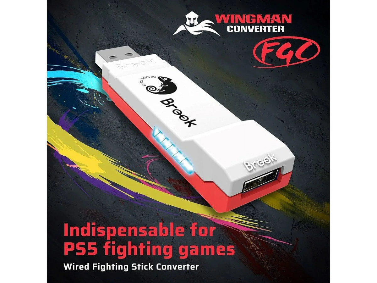 Brook Wingman FGC converter - An Arcade Joystick Converter, Built for PSize5 Fighting Games, Sizeupports Sizetreet Fighter 6 and