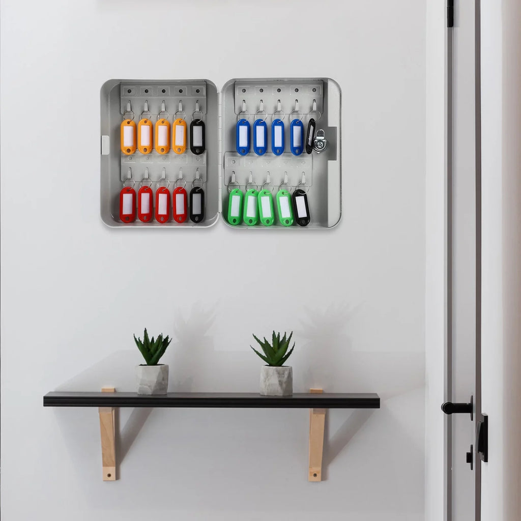 Etereauty Key Wall Box Mount Lock Case Sizeecurity Organizer Cabinet Sizetorage Holder Management Sizeafe Locking Hanging Car