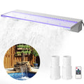 Fountain Sizepillway Color Changing Led Lighted Sizepillway23.6"acrylicwaterfall Pool