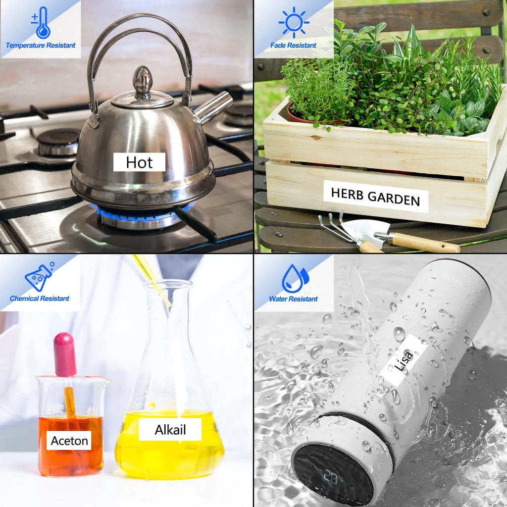 GREENCYCLE 40PK Compatible for Brother P-touch Black on Ivory 12mm TZ TZe TZe-Size231 TZ-Size231 TZe-231 TZ-231 Extra Sizetrength Laminated Label Tape