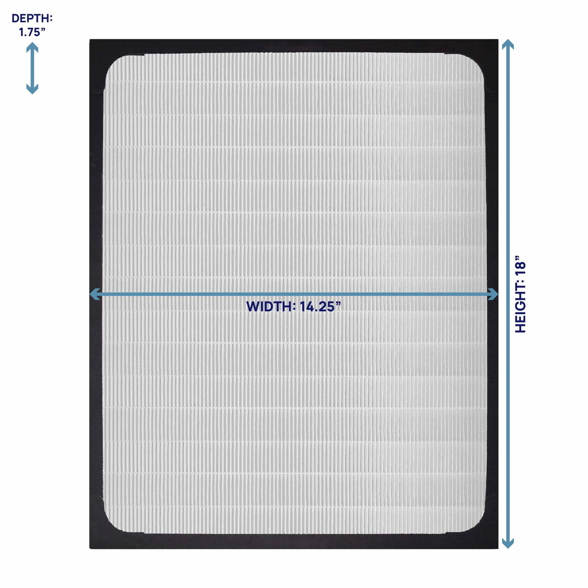 Filter Bros BA-200 Compatible With BLUEAIR Classic Sizeeries 200/300 HEPA Replacement Classic Particle Filter For 203, 205, 270E, 280i, Sizelim