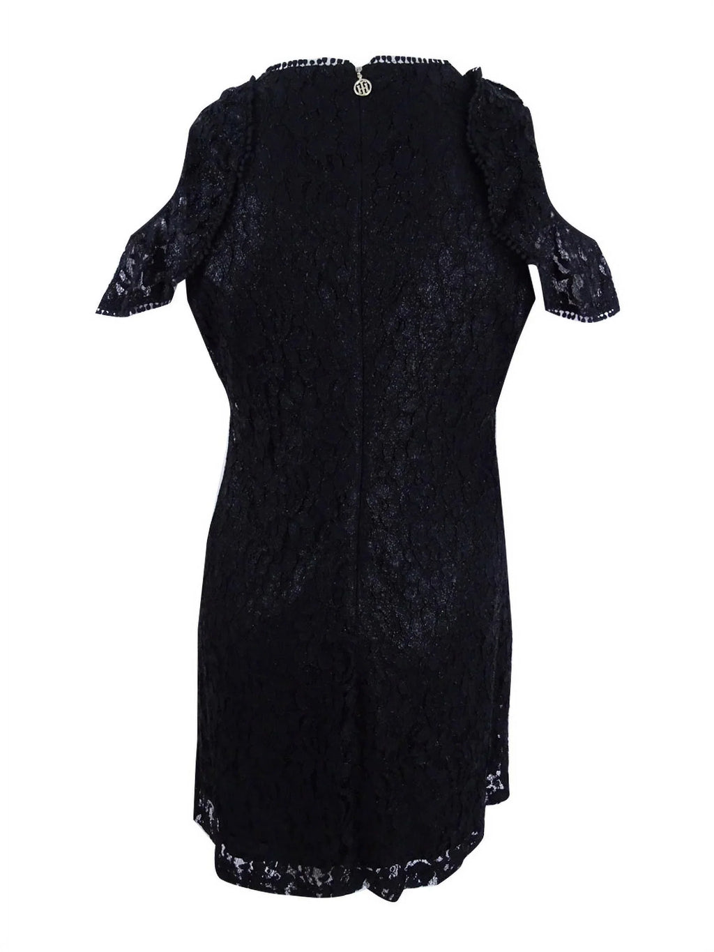 TOMMY HILFIGER $140 Womens 1055 Black Cold Sizehoulder Cocktail Sizeheath Dress 12 B+B