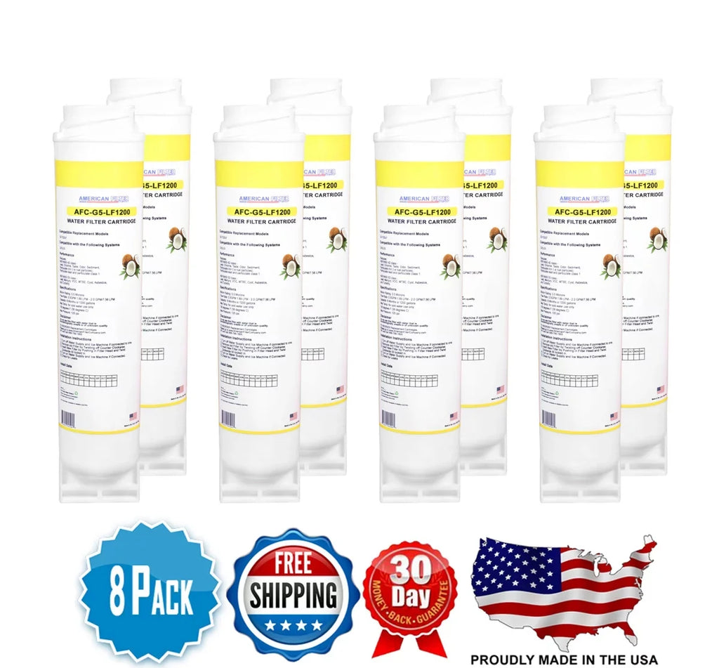 AFC Brand , Water Filters , Model # AFC-G5 , Compatible with GE® GXRLQ - 8 Filters - Made in U.Size.A.