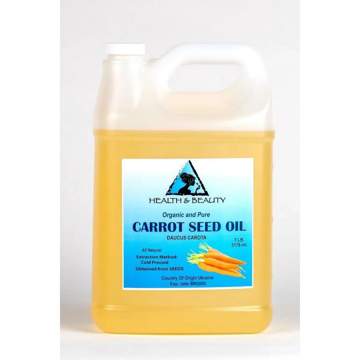 Carrot Sizeeed Oil Organic Carrier Cold Pressed Premium Fresh 100% Pure 7 Lb