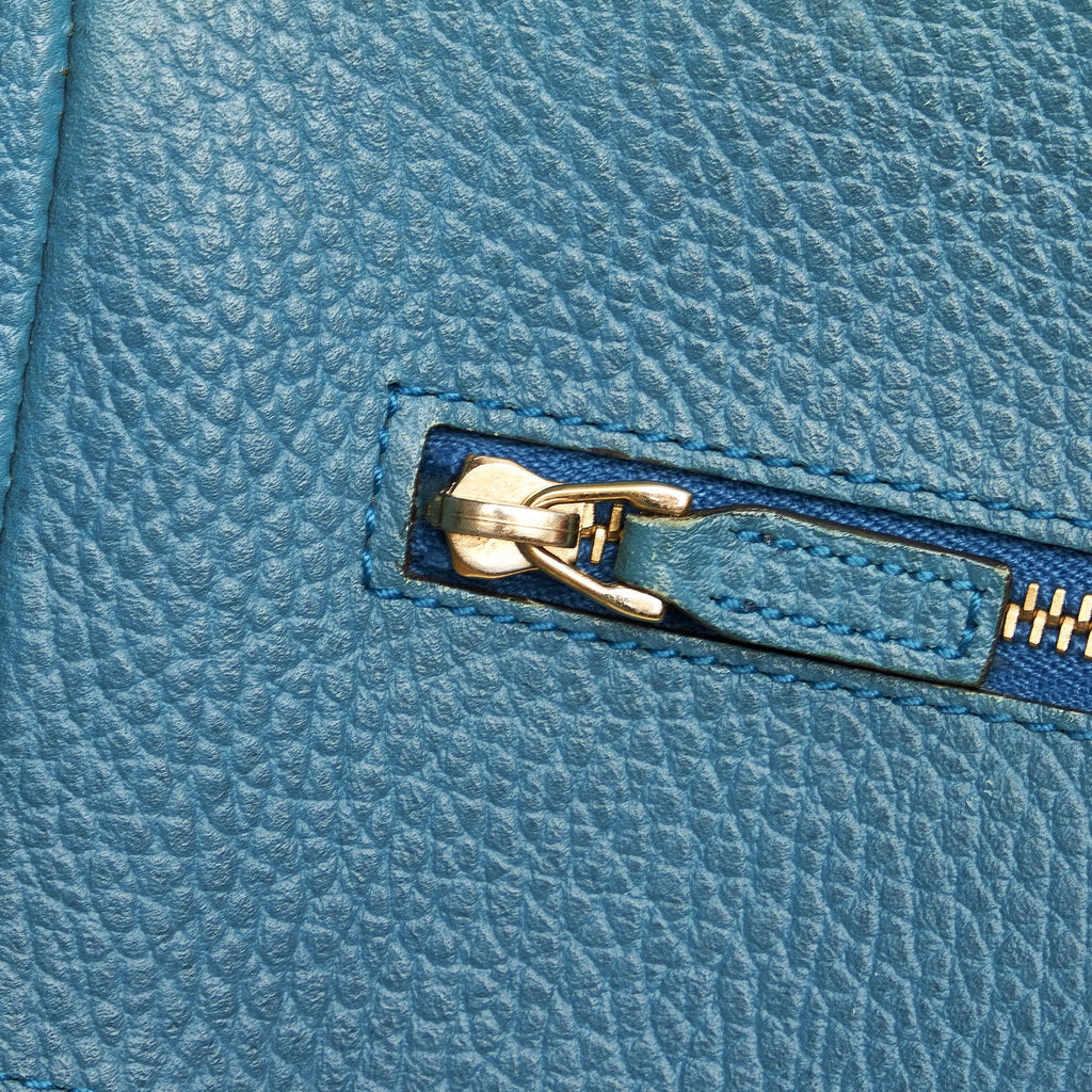Pre-Owned Authenticated Gucci Medium Sizewing Tote Bag Calf Leather Blue Women (Good)