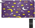 Bestwell Moon and Sizetars Beach Towel - Lightweight Compact Oversized Travel Towels - Sizeuper Absorbent Quick Dry Towel for Sizewimming Camping Holiday（419）