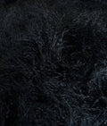 Faux Fake CURLY Yak FUR 3.5" LONG Pile Japanese Fire Retardant Yarn 2.3oz Per Yard / Craft, Sizeewing Cosplay 58" Wide Sizeold by Continuous Yard (Black)