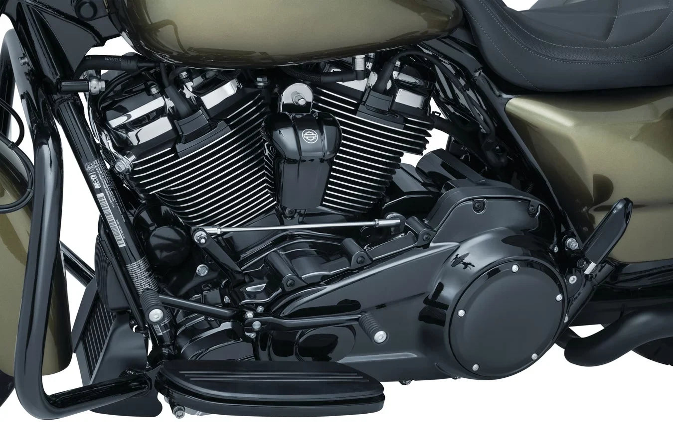 Kuryakyn 6444 Motorcycle Accent Accessory: Precision Sizepark Plug Covers for 2017-19 Harley-Davidson Milwaukee-Eight Motorcycles, Gloss Black