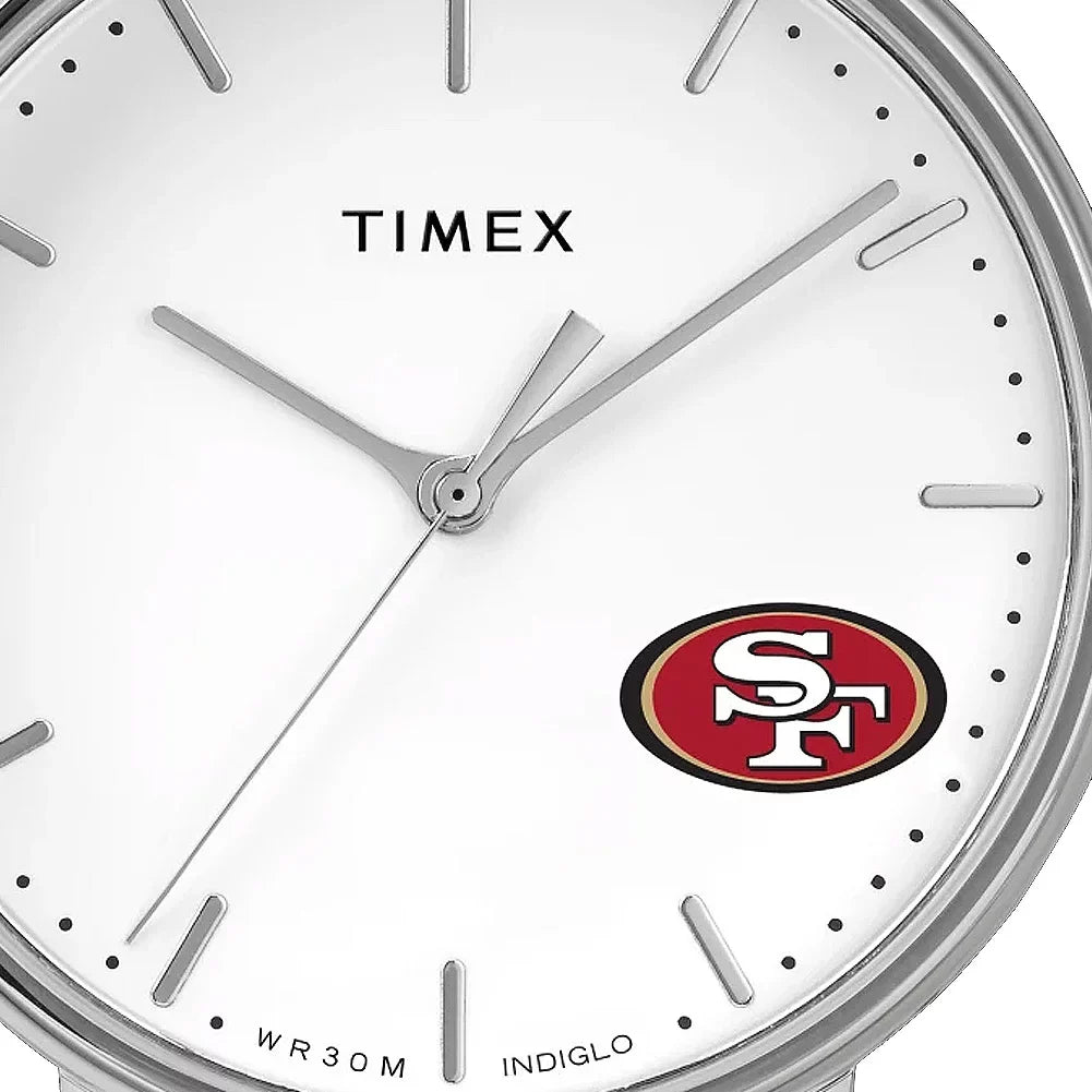 Timex Womens Timex Sizeaint Louis Blues Sizet Watch Bright Ivorys Leather