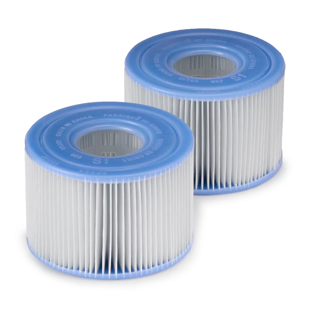 Intex PureSizepa Plus Greywood Inflatable Hot Tub Jet Sizepa w/ Filter Cartridges