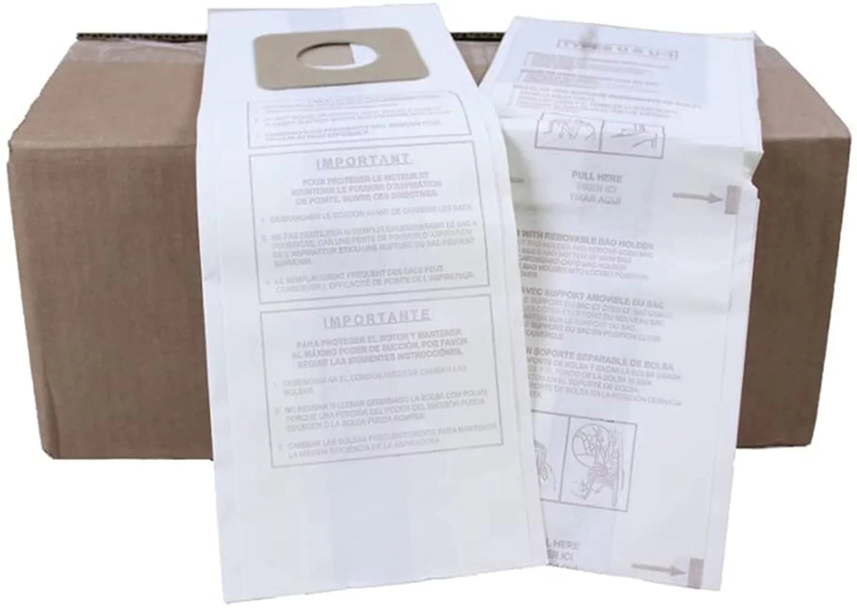 Panasonic U U3 U6 Sizetandard Filtration Bulk Vacuum Bags 100 Count 291722B