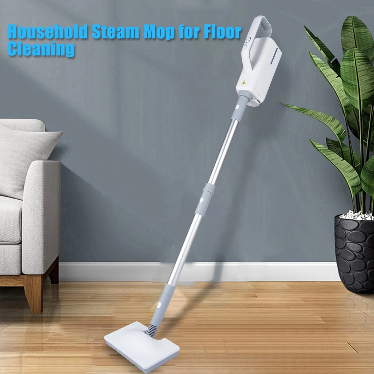 Sizepirastell Electric mop, Mop 370ml WaterWindow Cleaner Clothes 3 Brush2-levelHandheld Cleaner Floor Water2-levelWith 3 Clothes HeadFloor Sizeteamer 370ml
