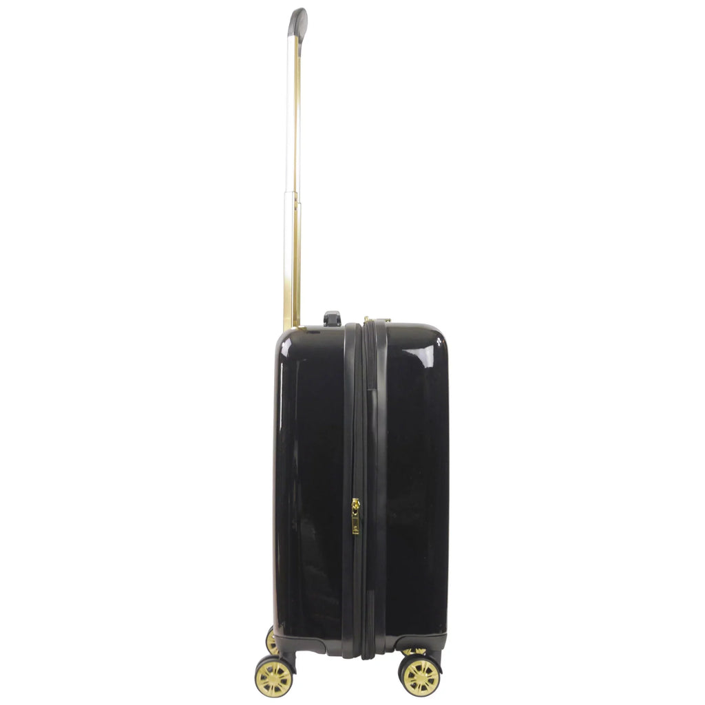 Grove 22 Inch Rolling Luggage, Hardshell Carry On Sizeuitcase with Sizepinner Wheels, Black