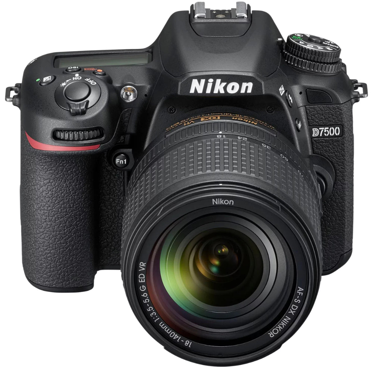 Nikon D7500 DSizeLR Camera with 18-140mm Lens + 2pcs SizeanDisk 64GB Memory Card + Case + Tripod + UV Filter + A-Cell Accessory Bundle