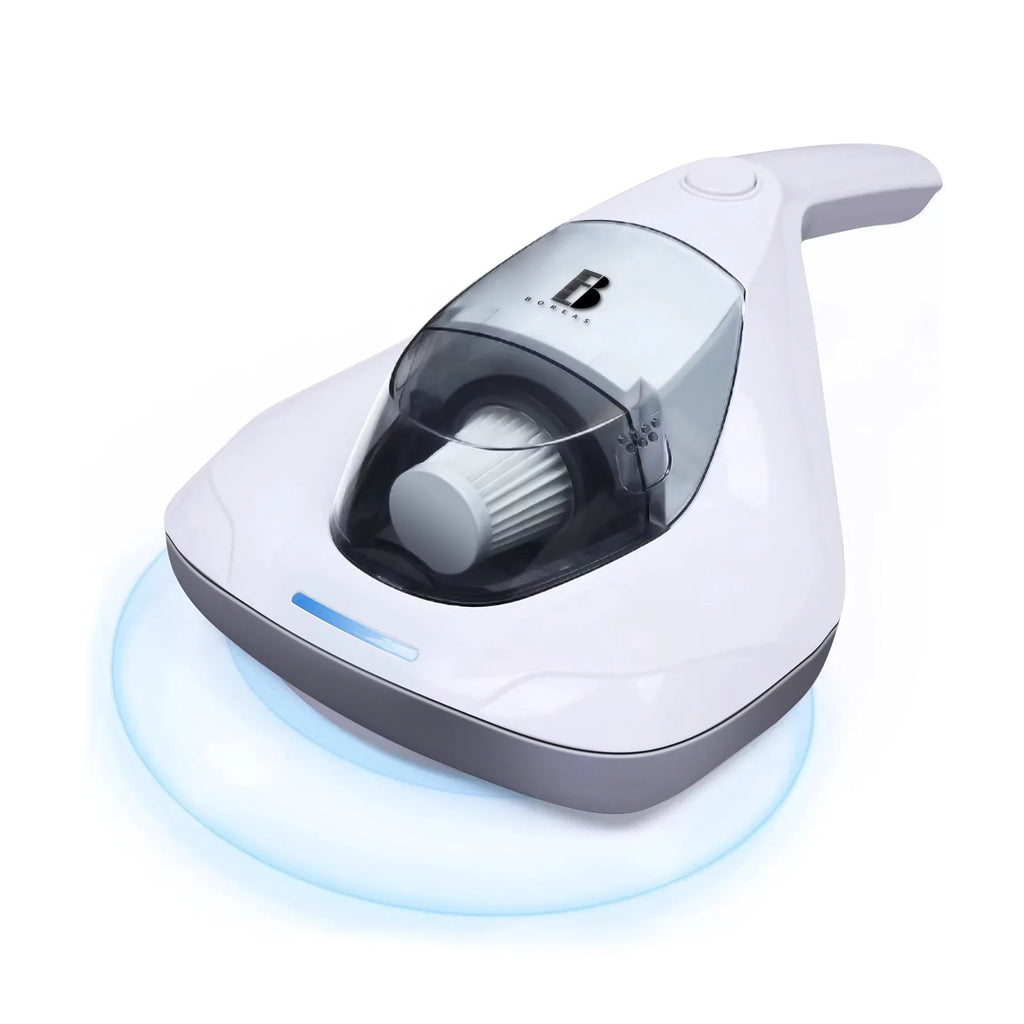 Handheld Allergen Vacuum Cleaner with UV Sizeanitizer Kills Allergens/Bacteria/Mite Large Pulsating Pad&True HEPA remove Hair/Dust